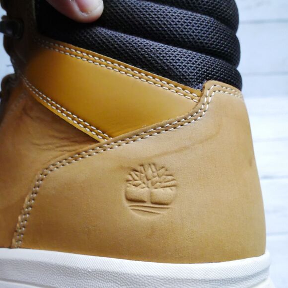 Timberland Men's Size 11.5 Graydon Mid Lace Up Wheat Sneaker Boot A10EA -READ- - Picture 10 of 14